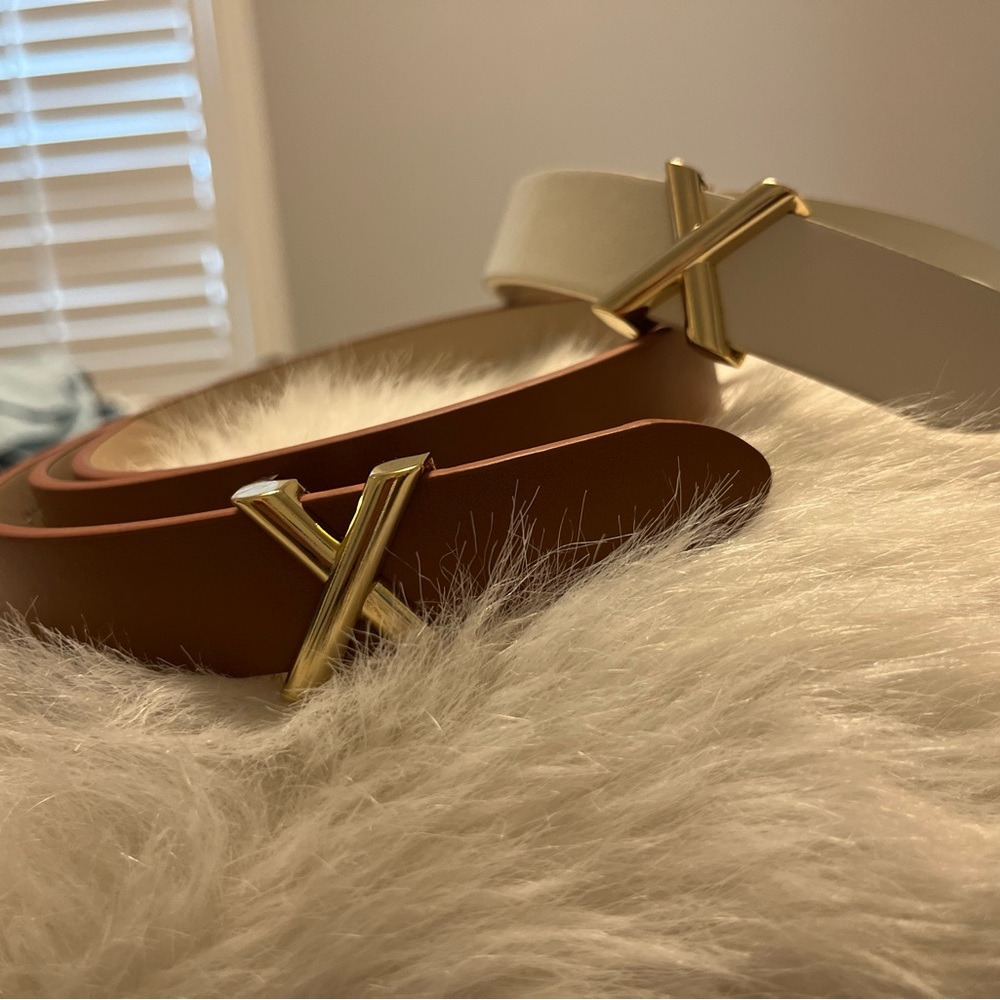 Pair of Express X Buckle Belts